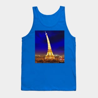 Bent Eiffel Tower Tank Top